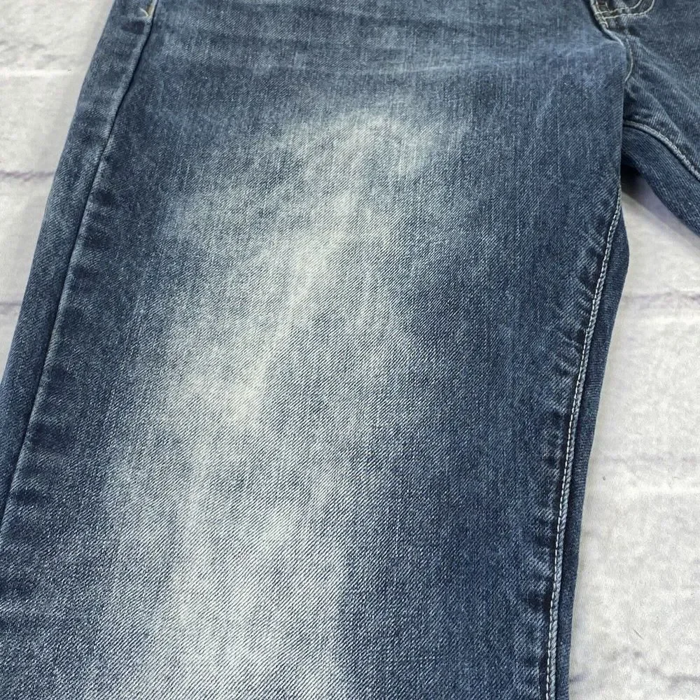 CJ Black Mens Premium Slim Jeans Size 32X32 Blue‎ Straight Leg Fade Grunge